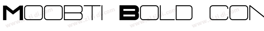 Moobti Bold cond Bol字体转换